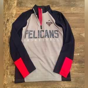 NBA Youth Navy Quarter-Zip Pullover